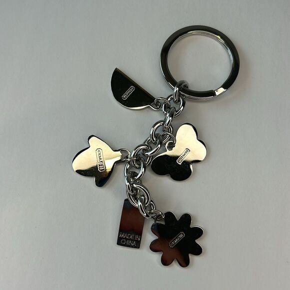 NWOT COACH Vintage Rare Multi Spring Keychain Fob Purse Charm - Picture 5 of 6
